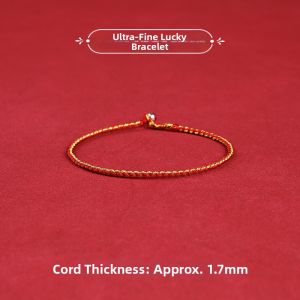 Lucky Auspicious Handcrafted Red String Bracelet