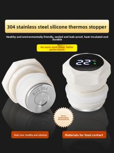 GIANXI | Insulated Stainless Steel & Silicone Hot Water Bottle Stopper