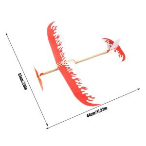 Rubber Band Airplanes Powered Glider Aircraft Kit Flying Games Play Kids Students Adults Outdoor Sports Activity Toy