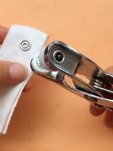 Metal Snap Button Kit Snap on Buttons and Snap Fastener Tool for Sewing Clothing Leather Crafting