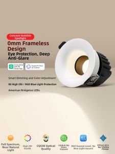 ZAGE | Anti-glare Full Spectrum Eye Protection LED Recessed Spotlight
