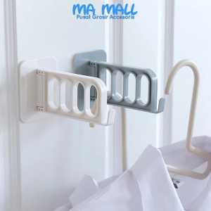 Gantungan Hook Hanger Baju Lipat 4 lubang  A120 Hanger Hook 4 Lubang Tempel Dinding