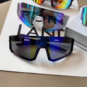 MOTUS Black Frame Cycling Sunglasses For Men Women Riding Silver Lenses Water Sports Outdoor Protection