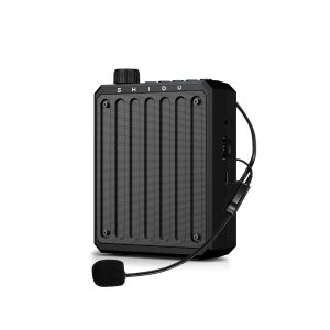SHIDU Voice Amplifier for Teacher M300 Microphone Speaker for Teacher Voice Amplifier Speaker with Microphone Bluetooth 5.0 TF Card Flash Drive MP3 Play Recording