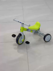 3-in-1 Kids Balance Bike Tricycle with Music Lights Adjustable Seat Pedal Walker Bike