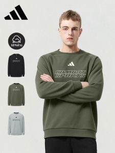 adidas | Green Round Collar Breathable Mens Knitwear