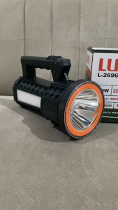 Luby Senter Tangan L-2696N 40Watt + 18 LED SMD CAHAYA PUTIH Rechargeable Tahan Hingga 20Jam