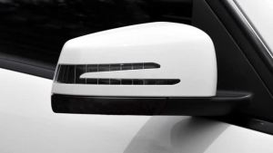 Miếng Dán Chống Va Chạm Gương Chiếu Hậu Ô Tô Bằng Sợi Carbon Dành Cho Mercedes Benz W176 W204 W212 B G R Class CLA GLE GLK GLS CLS
