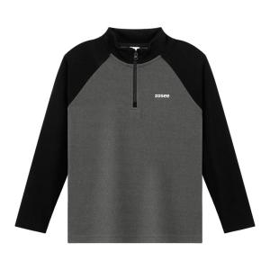 zosee | Deer Velvet Half-Zip Boys Sweatshirt