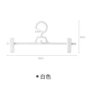 Corner Clothes Storage Rack Seamless Adjustable Pants Hanger Skirt Clip Coat Hook Wardrobe Organizer Pure Color Japanese Style