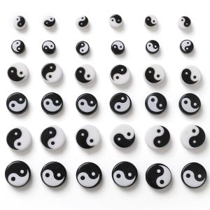 ลูกปัดอะคริลิคสายฟ้าแบบหลวม5ชิ้นสำหรับสร้อยข้อมือทำด้วยมือสร้อยคอต่างหูพวงกุญแจอุปกรณ์เสริมสำหรับการทำเครื่องประดับหัตถกรรม DIY