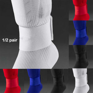 Polyester Shin Guard Fixed Bandage Adjustable Black Red Blue White Fixed Strap Anti Slip Breathable Soccer Ankle Guards Belt