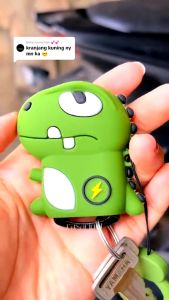 XYKJ Case Kunci Motor Keyless Silikon Gantungan Kunci Motor utk Motor Honda Scoopy Beat Prestiga dan Vario