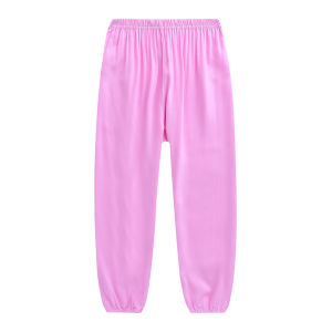 Quần Dài Chống Muỗi Bằng Lụa Cotton Mùa Hè Cho Trẻ Em Quần Dài Thể Thao Rộng Rãi Mỏng Đèn Lồng Cho Bé Trai Và Bé Gái Quần Dài Thoáng Khí