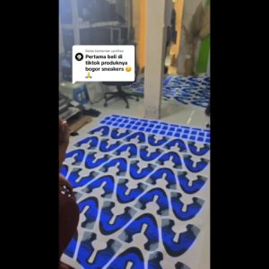 sepatu pria FZTH KAITO BIRU HITAM