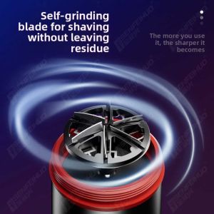 MONLEYTA | Portable Electric Shaver For Men Mini Steel Cannon Gift New 2025 German Precision New Model Rechargeable Wet Dry Shaving