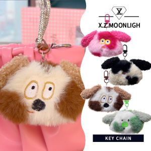 X.z.moonligh การ์ตูนลูกสุนัขจี้ตุ๊กตาพวงกุญแจ DIY เสน่ห์ของสัตว์ที่น่ารักสำหรับเครื่องประดับที่ไม่ซ้ำกัน