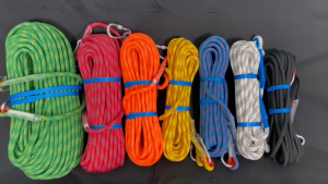 🔥COD+จัดส่งฟรี🔥 10/12 มม เชือกโรยตัว เชือกปีนเขา อุปกรณ์ปีนเขา อุปกรณ์โรยตัว 12mm Climbing Rope w/ Hook High Strength Emergency Safety Fire Escape Rope Lifeline Rescue Rope Outdoor Survival Tool