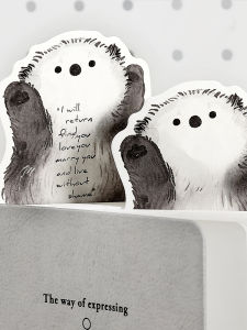 Infeel.Me Cute Record Sticky Notes Panda Sea Otter Cartoon Characters Multi-Purpose Memo Pad Business Supplies Paper Products