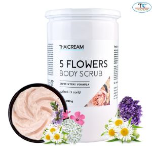 ไทยครีม สครับขัดผิว 1กิโล 5 ชนิด บำรุงผิว บอดี้สครับ สครับผิว ครีมขัดผิว กลิ่นหอม สปาขัดผิว ขัดขี้ไคล