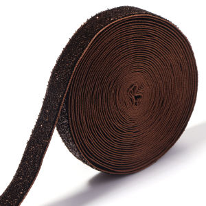 5-10yards/roll Deep Brown Velvet Ribbon Sparkle Glitter Ribbons For DIY Present Gift Wrapping Party Wedding Chrismas Decoration
