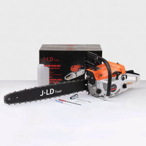 JLD Chainsaw mesin potong kayu 20inch mesin sinso Chainsaw 54.6CC Mesin Potong Kayu 2-tak mini potong kayu alat potong kayu Kualitas