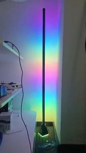 Yilin | New Version RGBIC Floor Lamp Modern LED Smart Corner Floor Lamp App Remote Control Music Sync Color Change Stand Lamp for Decor