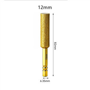 Hex Shank Diamond Core Bit Set - Dry Drilling for Ceramic Tile Granite Marble Vacuum Brazed Hole Saw No Water Needed