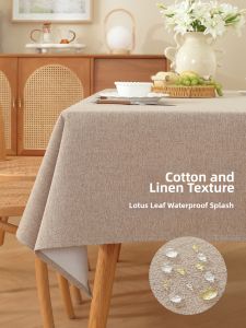 SANHANG | Waterproof Easy-clean Linen Tablecloth
