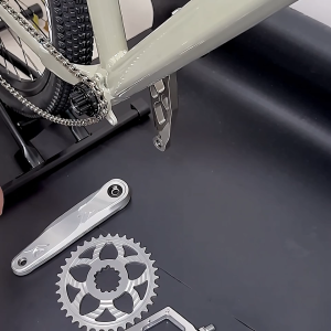 TOMSHOO Mountain Bike Hollow Split Crank Positive Negative Teeth Chainring Crank Set Bike Crank Arm Set