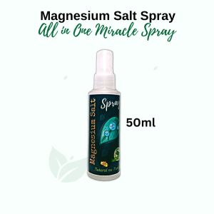 Pure Magnesium Salt Spray for Men & Women: Anti-Itch Odor Body Pain Relief – Fast Absorbing