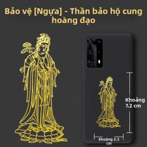 YD | Charm Bảo Vệ Tuổi Ngựa 2026 Phật Trang Trí Pendant