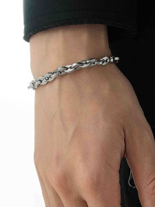 Acity Xicheng Hip Hop Pig Nose Bracelet Mens and Womens Fancy Minimalist Bracelet Niche Style Titanium Steel No Fading Bracelet