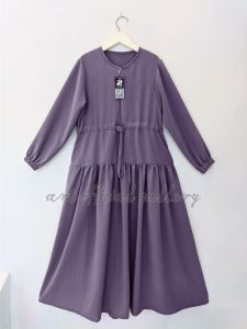 Baju Gamis Anak Perempuan usia 1-12 tahun Bahan Crinkle AirFlow
