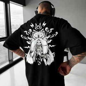Bandai | "Naruto" "Izuto - Uchiha Clan" T-shirt - Streetwear - Classical Style - Anime Style - Pattern - Mens T-shirt - Clothing
