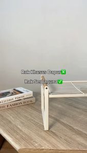 【RUMATIDY】TORRO Rak Dapur Serbaguna 1 Tingkat Rak Bumbu dan Penyimpanan Multifungsi Estetik Aesthetic