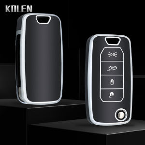 New TPU Folding Key Cover Shell Case For Jeep Renegade Compass 2016 2019 2020 2021 4 Buttons Protected Flip Key Fob Accessories