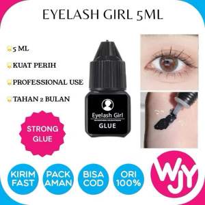 EYELASH GIRL GLUE LEM BULU MATA EYELASH EXTENTION KUAT TAHAN LAMA SAMPAI 2 BULAN 10ML ORIGINAL TERMURAH