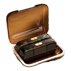 YYIEDERNG | Medication Reminder Pill Organizer Seal & Light-Blocking
