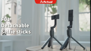 ACTUAL【COD】ไม้เซลฟี่ขนาดเล็ก L01 แบบ 3-in-1 พร้อมไฟ LED หมุนได้ 360 องศา ขาตั้งกล้องแบบยืดหดได้ ไม้เซลฟี่แบบบลูทูธขนาดเล็กอเนกประสงค์ (ขาตั้งตั้งโต๊ะ)