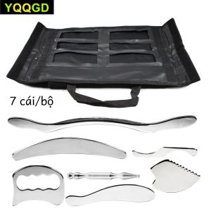 Dụng Cụ Cạo Cơ Bằng Thép Không Gỉ Dùng Trong Vật Lý Trị Liệu Massage GuaSha Liệu Pháp Cạo Cơ IASTM