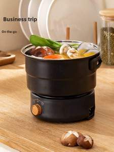 Portable Travel Foldable Electric Miniature Pot Man Tos MTS A10500A Stainless Steel Kitchen Appliance for Cooking And Hotpot