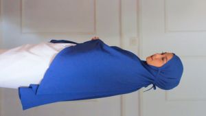 Marzia Hijab Wanita Khimar Syari Non Ped Tali Crinkle Bushra XXXL