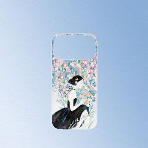 FUNNY RICH | Flower Style Shockproof Liquid Silicone Case With Strap Stand
