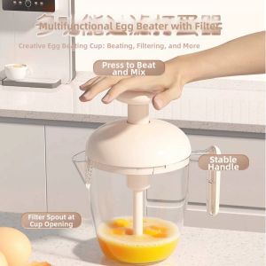 Multifunctional Manual Egg Beater