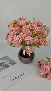Bunga Pom-Pom Swing Cabang 5 - bunga Imitasi kain artificial untuk dekorasi wedding atau dekorasi pelaminan dekorasi cafe dekorasi kamar dekorasi rumah Import premium termurah artifisial palsu kain