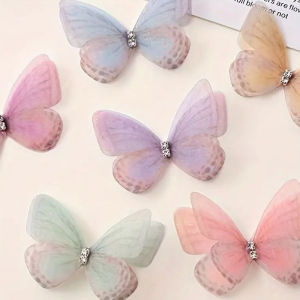 50PCS Birthday Party Wedding Decorations butterflies DIY Scrapbook Gift Box Greeting Card Decoration Colorful Butterflies