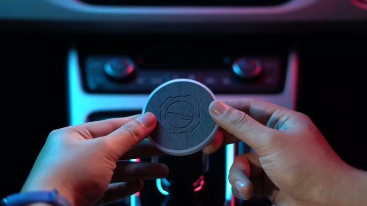 Trapo Diatomite Cup Coaster Antibacterial Surface Fits Into Most Car Cupholder