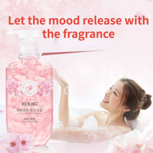 Niacinamide Cherry Blossom Petal Fragrance Shower Gel Bleaching Skin Whitening Body Wash Pemutih Kulit Sabun Mandi Long Lasting Fragrance 烟酰胺沐浴露500ML