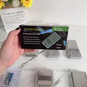 500g x 0.1g/200g x 0.01g Electronic Jewelry Pocket Weighing Scale Mini Digital Pocket Weighing Scale for Gold Sterling Silver Jewelry Scale